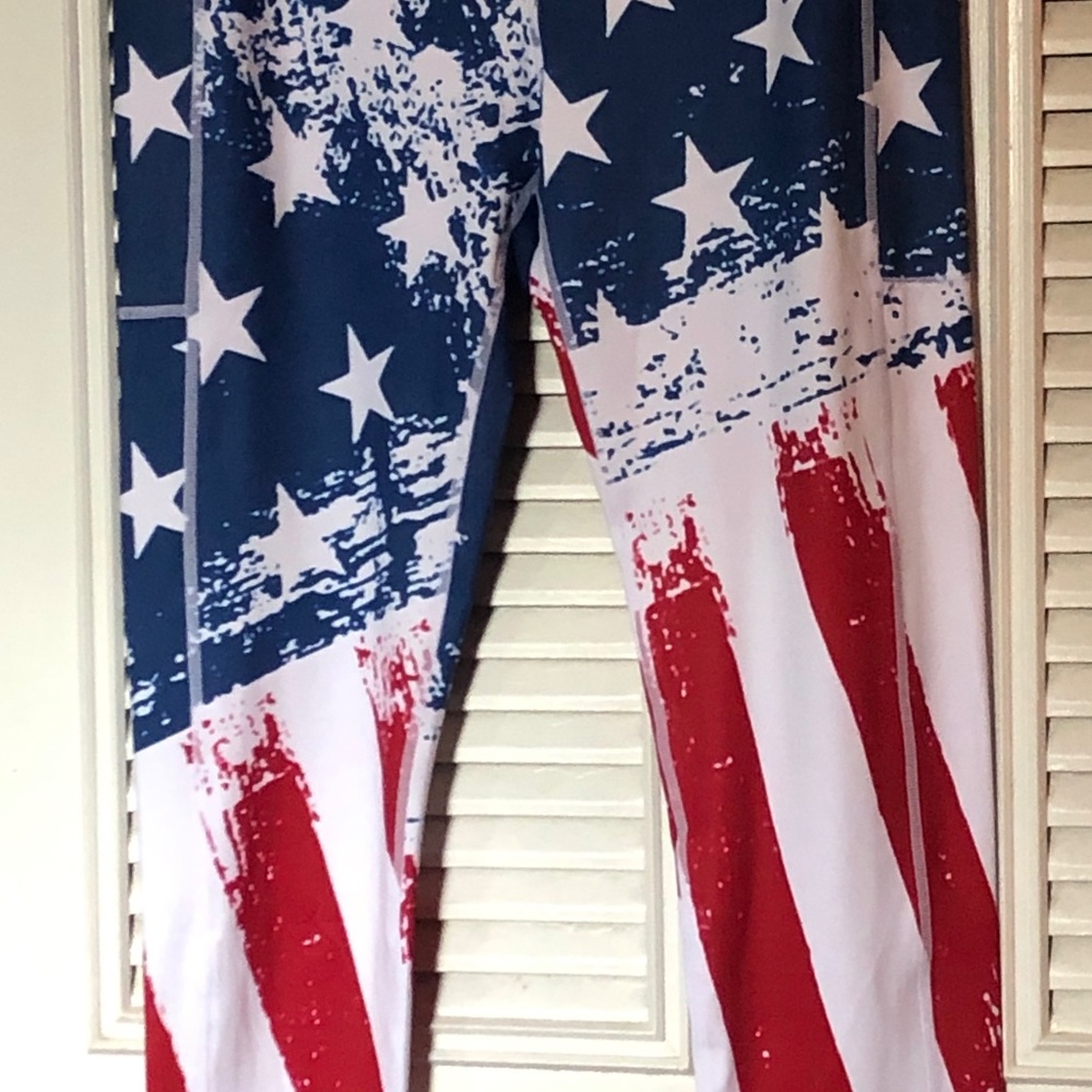 CVG Flag leggings with pocket and gusset